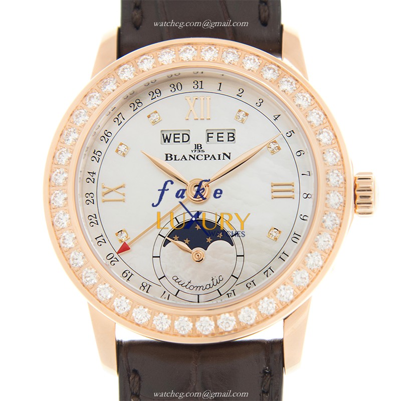 Blancpain 2360-2991A-55A Automatic 18kt Rose Gold Diamond | 2360-2991A-55A | Women | Steel - Luxury Replica Watch