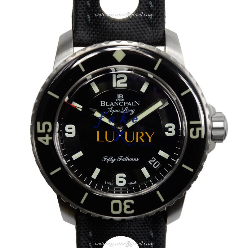 Blancpain Fifty Fathoms 5015C-1130-52B Automatic - Black Dial - Steel - Replica Watch - Luxury Replica Watch