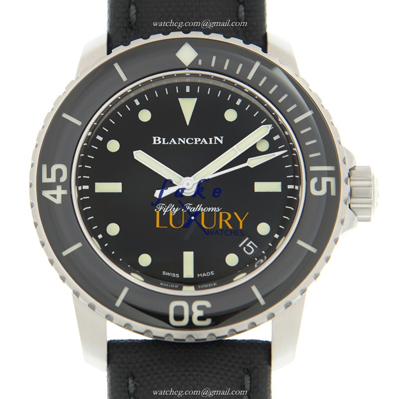 Blancpain 5015E-1130-B52A Replica Watch, Automatic Movement, Black Dial, Steel Case - Luxury Replica Watch