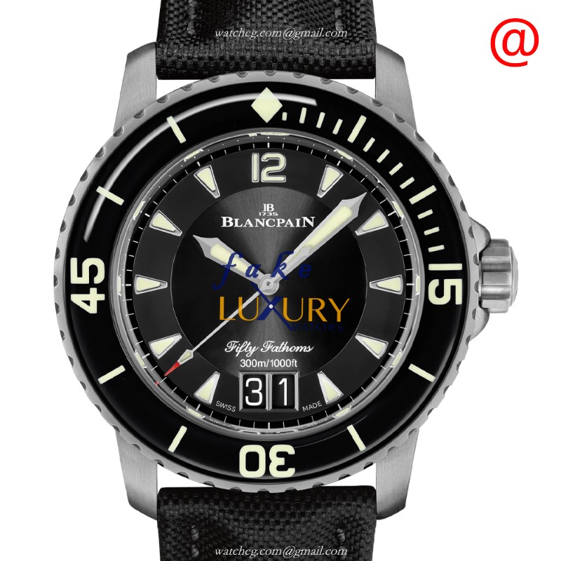 Blancpain Fifty Fathoms Titanium 5050-12B30-B52A | Automatic | Black Dial | Replica Watch - Luxury Replica Watch
