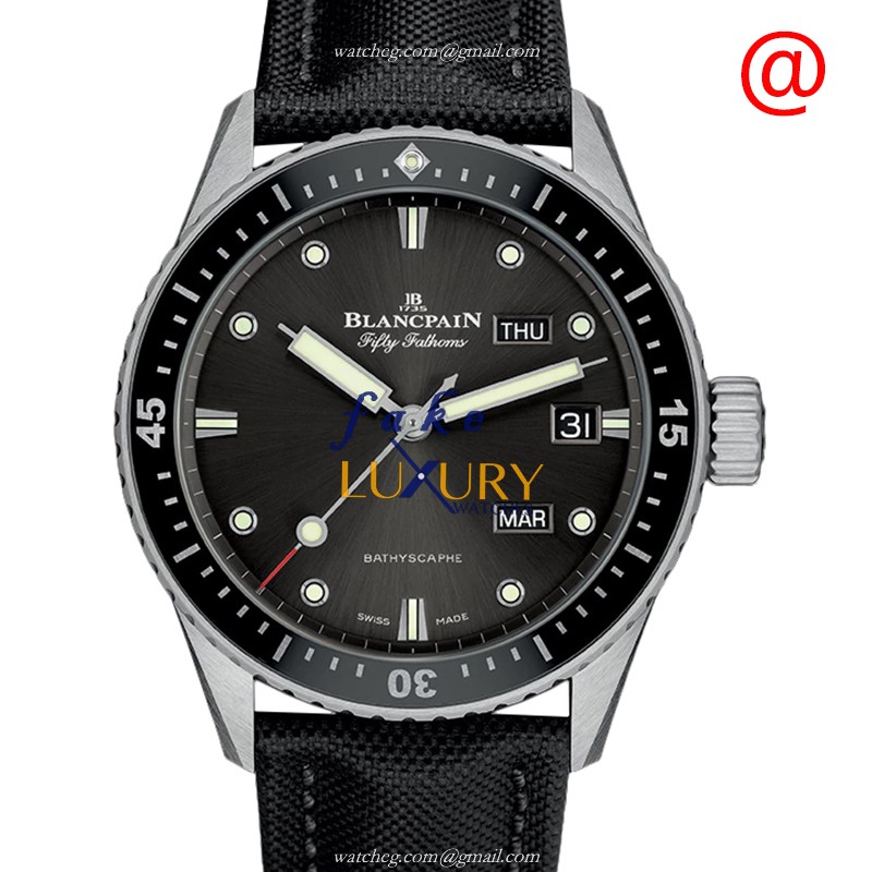 Blancpain 5071-1110-B52A Replica Watch, Automatic, Gray Dial, Steel Case, 43mm - Luxury Replica Watch