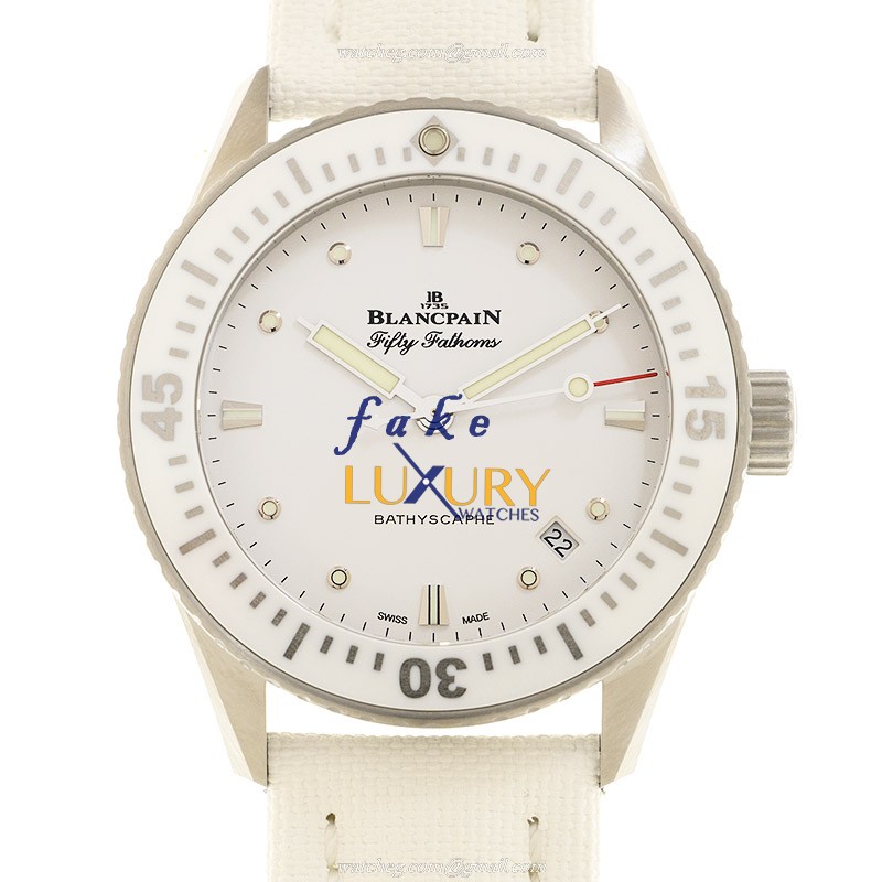 Blancpain Fifty Fathoms 5100-1127-W52A | Automatic | Steel | White Dial | Replica Watch - Luxury Replica Watch