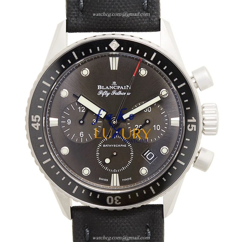 Blancpain 5200-1110-B52A Replica Watch, Automatic Movement, Dark Grey Dial, Steel Case - Luxury Replica Watch
