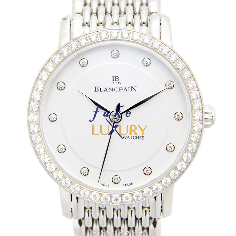 Blancpain 6102-4628A-MMB Ultraplate Automatic White Dial Replica Watch - Luxury Replica Watch