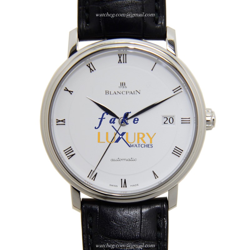 Blancpain Villeret 6223-1127-55B Replica Watch, White Dial, Steel Case, Automatic Movement - Luxury Replica Watch