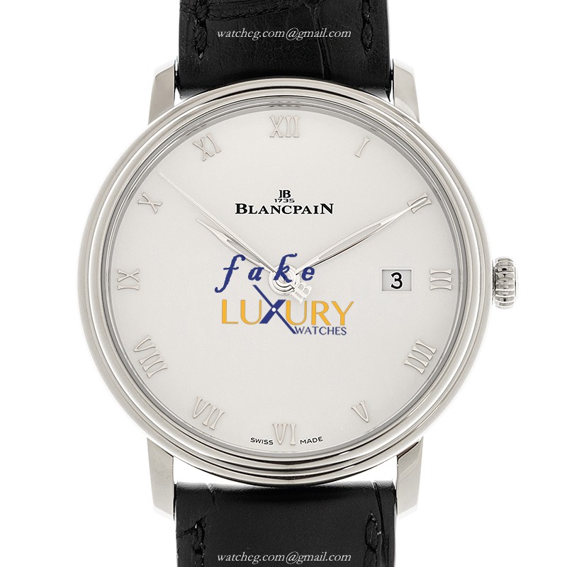 Blancpain Villeret 6224-1127-55B Automatic White Dial Steel Watch Replica Watch - Luxury Replica Watch