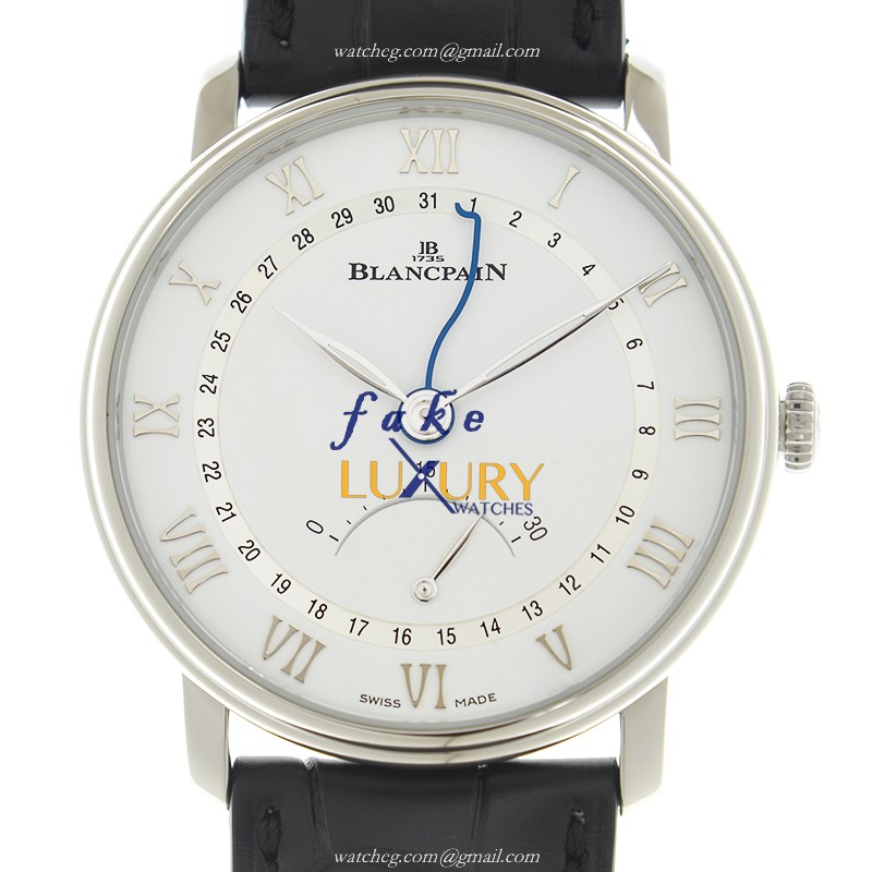 Blancpain 6653Q-1127-55B CLASSIQUE Automatic White Dial Steel Replica Watch - Luxury Replica Watch