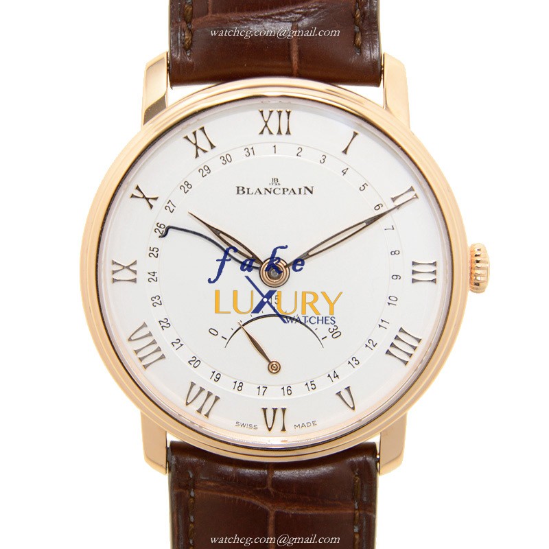 Blancpain 6653Q-3642-55B Villeret | Automatic | 18kt Rose Gold | White Dial | Replica Watch - Luxury Replica Watch