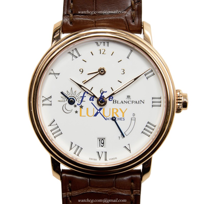 Blancpain 6661-3631-55B Villeret | 42mm | 18kt Rose Gold | Automatic | Replica Watch - Luxury Replica Watch