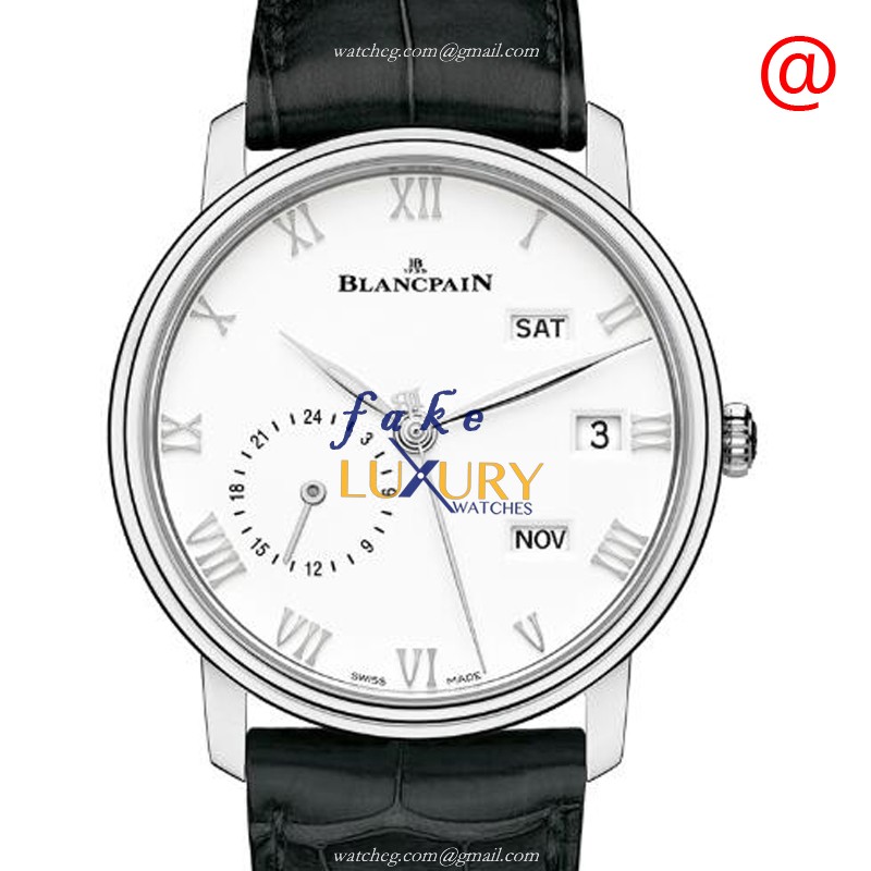 Blancpain 6670-1127-55B Villeret Replica Watch, Automatic, White Dial, Steel Case - Luxury Replica Watch