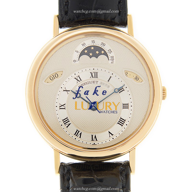 Breguet 3337BA/1E/286 CLASSIQUE Replica Watch, White Dial, 18kt Yellow Gold Case, Automatic - Luxury Replica Watch