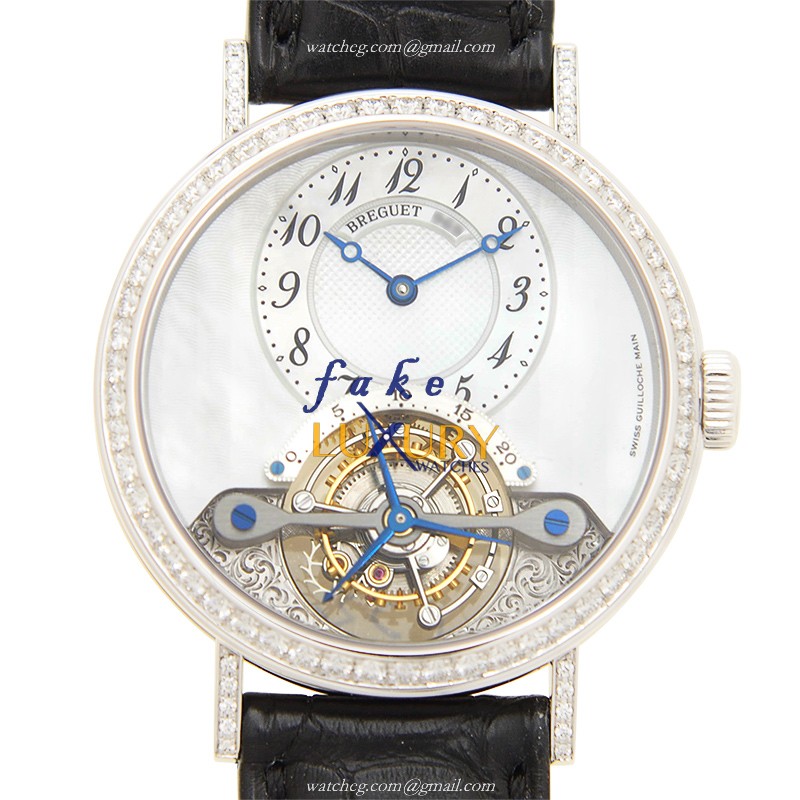 Breguet 3358BB/52/986/DD00 Classique Grandes Complications Manual Wind 18kt White Gold Diamond - Luxury Replica Watch