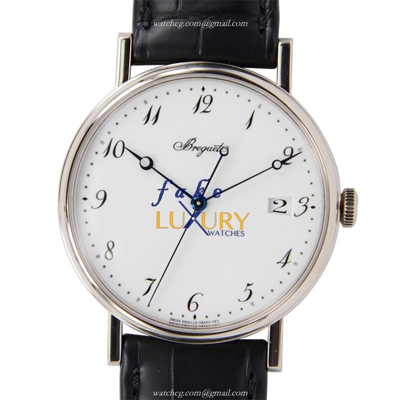 Breguet Classic 5177BB/29/9V6 Automatic 18kt White Gold Silver Dial Replica Watch - Luxury Replica Watch