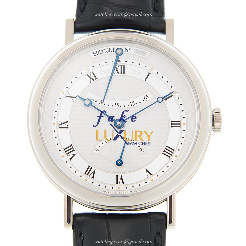 5207BB/12/9V6 - Breguet Classic Replica Watch - 39mm 18kt White Gold - Silver Dial - Luxury Replica Watch