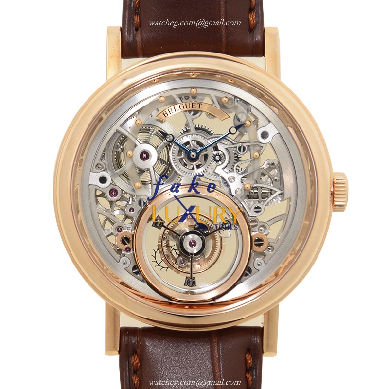 Breguet 5335BR/42/9W6 Classique Grandes Complications Manual Wind 18kt Rose Gold Silver Dial - Luxury Replica Watch