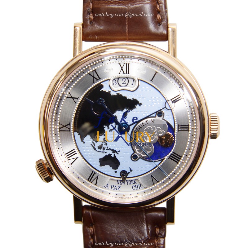 Breguet 5717BR/AS/9ZU Classic Automatic 18kt Rose Gold Silver Dial Replica Watch - Luxury Replica Watch