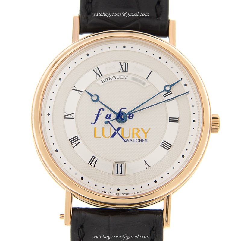 Breguet CLASSIC 5930BA/12/986 Automatic 18kt Yellow Gold Silver Dial Replica Watch - Luxury Replica Watch