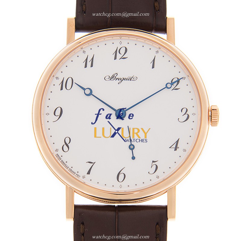 Breguet 7147BR/29/9WU Classic Replica Watch, Automatic, White Dial, 40mm Rose Gold Case - Luxury Replica Watch