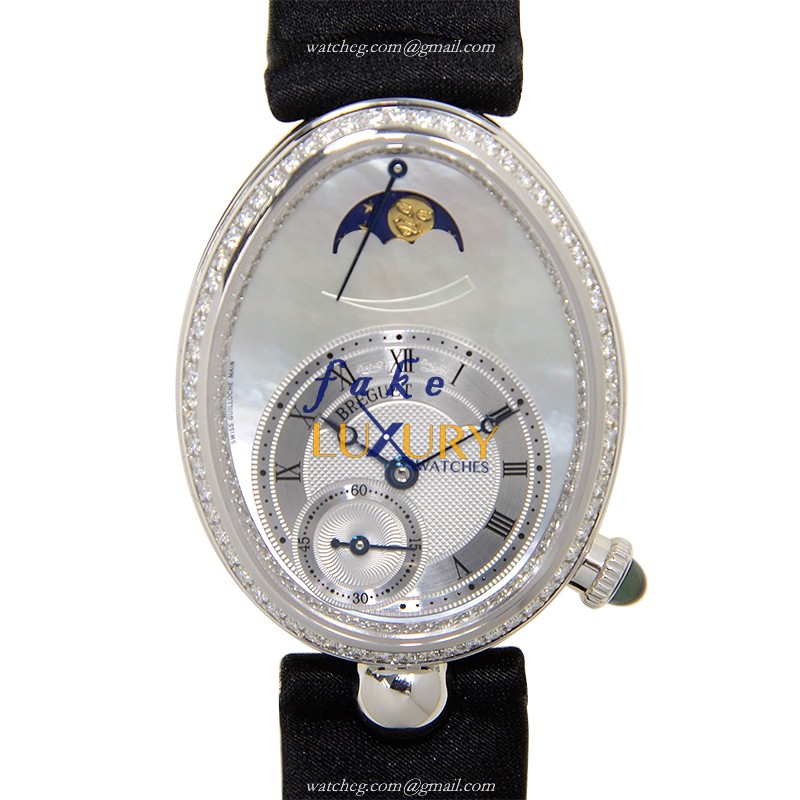 Breguet 8908BB/52/864/D00D Replica Watch With Automatic Movement, 18kt White Gold Diamond Case - Luxury Replica Watch
