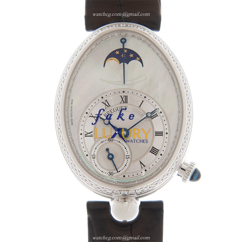 Breguet 8908BB/52/964/D00D Reine de Naples | Automatic | 18kt White Gold & Diamond | Replica Watch - Luxury Replica Watch