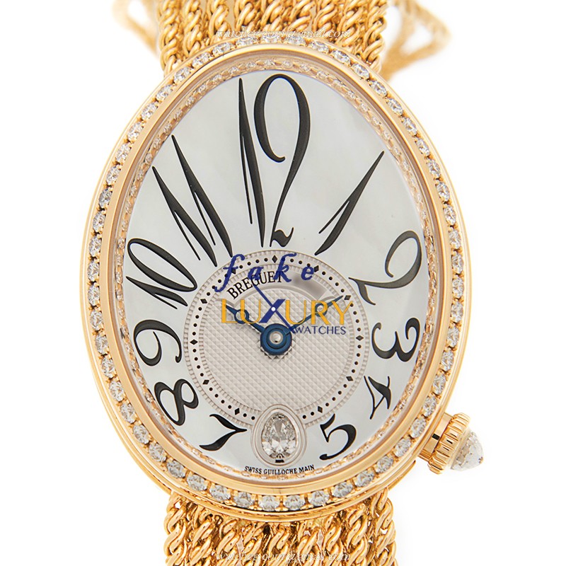 Breguet REINE DE NAPLES 8918BA/58/J39/D00D Replica Watch, Automatic, White Dial, 18kt Gold & - Luxury Replica Watch