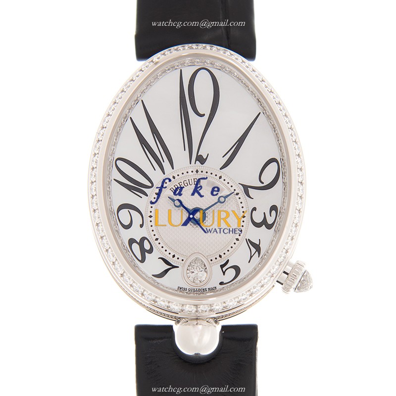 Breguet 8918BB/58/964/D00D Replica Watch, White Mother of Pearl Dial, 18kt White Gold & Diamond - Luxury Replica Watch