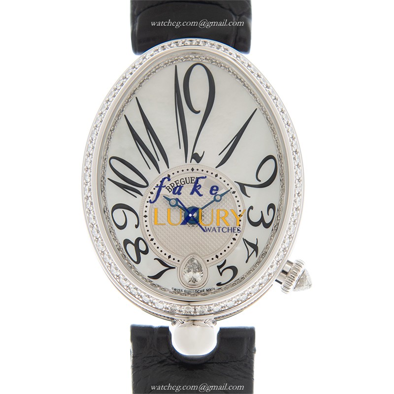 Breguet 8918BB/58/964/D00D3L Replica Watch, White Mother of Pearl Dial, 18kt Gold & Diamond Case - Luxury Replica Watch