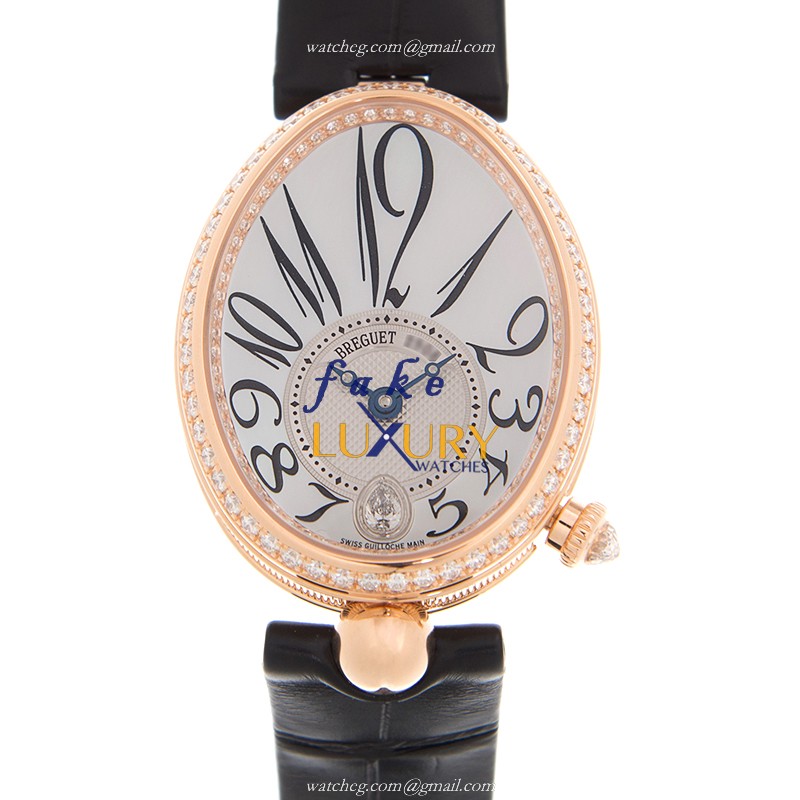 Breguet 8918BR/58/964/D00D Replica Watch, Automatic, White Mother of Pearl Dial, 18kt Rose Gold & - Luxury Replica Watch