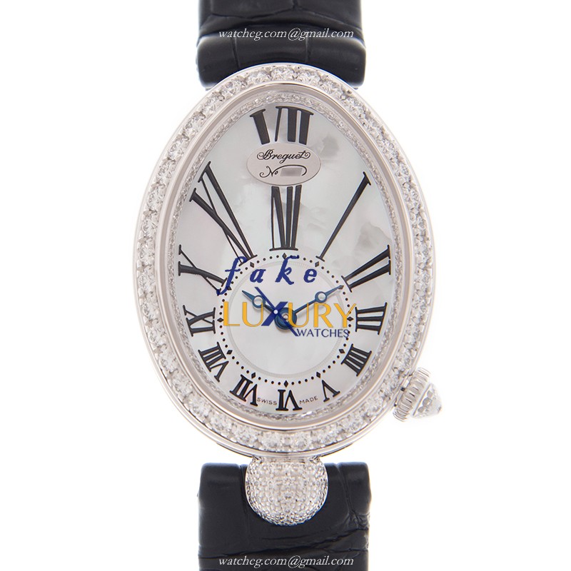Breguet 8928BB/51/944/DD0D Reine de Naples - Replica Watch - Automatic - 18kt White Gold Diamond - Luxury Replica Watch