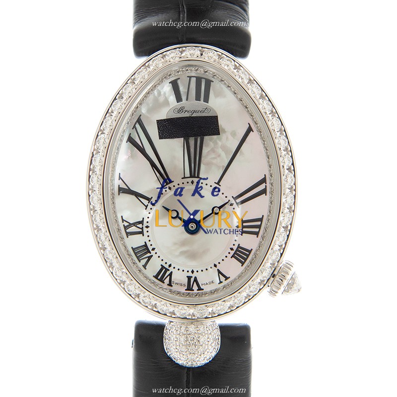 Breguet Reine De Naples 8928BB/51/944/DD0D3L Automatic 18kt White Gold Diamond, Replica Watch - Luxury Replica Watch