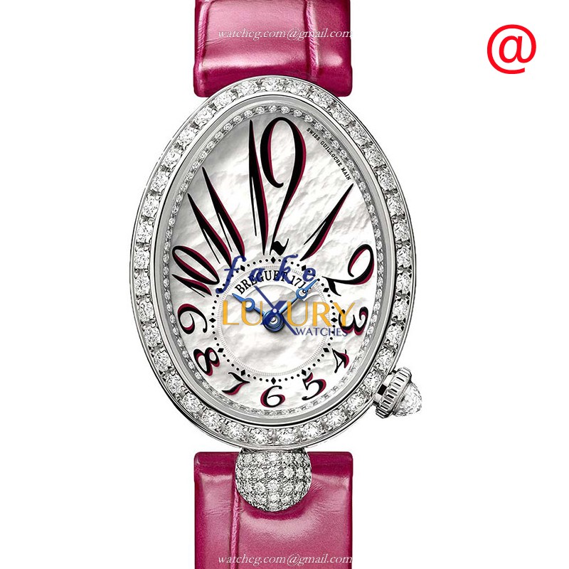 Breguet 8928BB/5P/944/DD0D3L Replica Watch, Automatic, White Mother of Pearl Dial, 18kt White Gold - Luxury Replica Watch