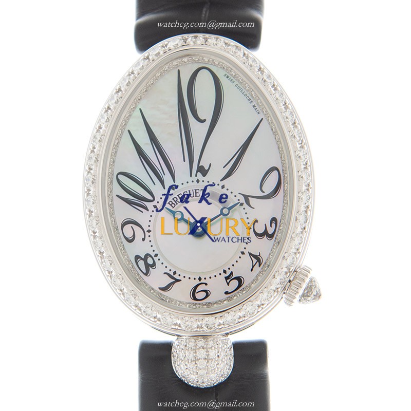 Breguet Reine De Naples 8928BB/5W/944/DD0D/3L Replica Watch With Automatic Movement, White Mother - Luxury Replica Watch