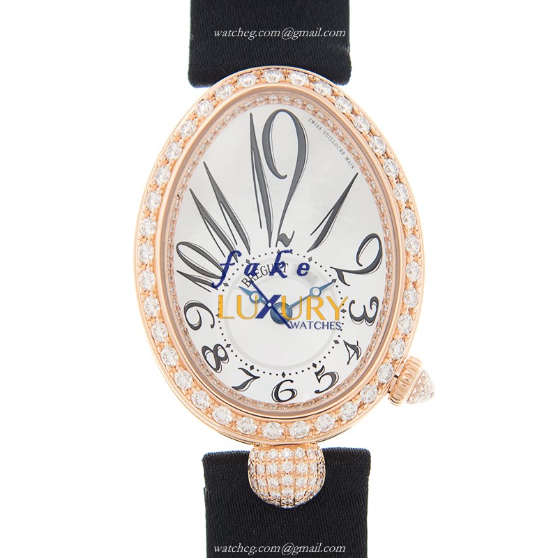 Breguet Reine de Naples 8928BR/5W/844/DD0D Replica Watch, Automatic, Rose Gold & Diamonds Case - Luxury Replica Watch