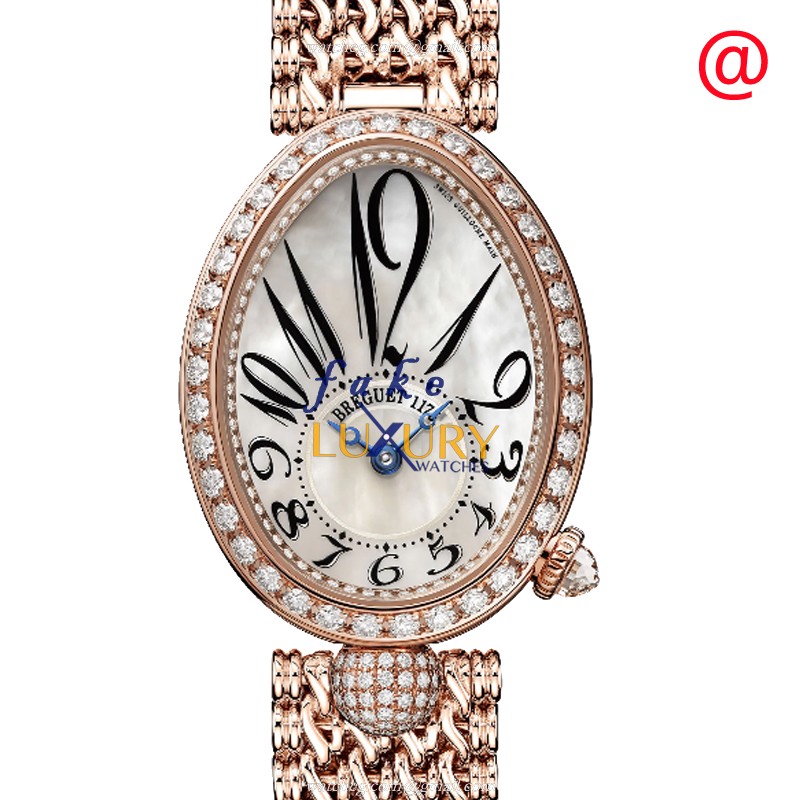 Breguet 8928BR/5W/J20/DD00 Reine de Naples - Replica Watch - White Mother of Pearl Dial - Automatic - Luxury Replica Watch