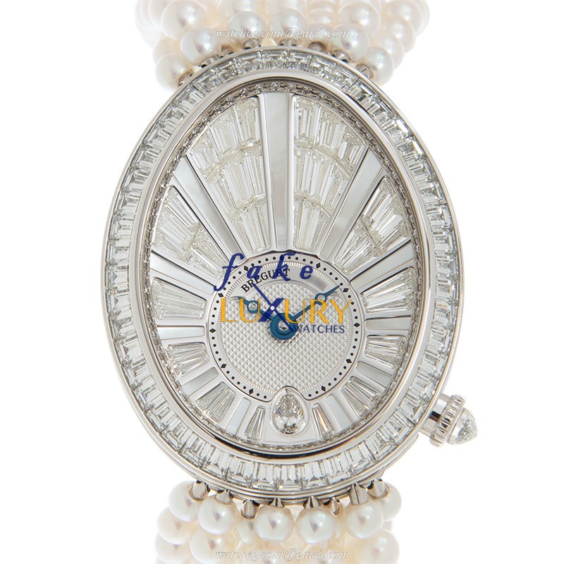 Breguet 8939BB/6D/J49/DD0D Reine de Naples - Replica Watch - Automatic - 18kt White Gold & Diamond - Luxury Replica Watch