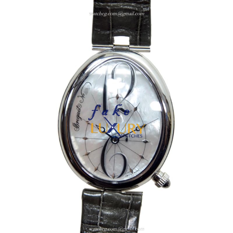 Breguet 8967ST/58/986 Reine de Naples | Automatic | Stainless Steel | White Mother of Pearl Dial - Luxury Replica Watch