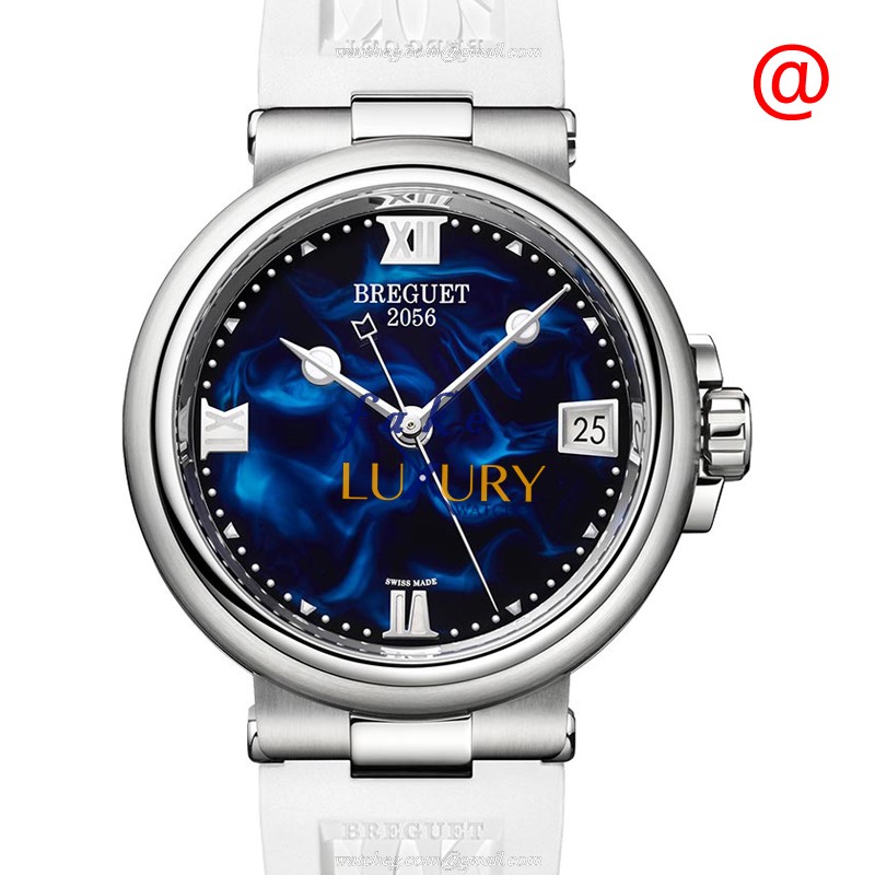 Breguet 9517ST/E2/584 - Replica Watch - Automatic - Blue Dial - Steel Case - Rubber Strap - Luxury Replica Watch