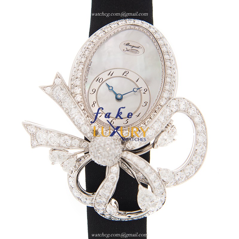 Breguet Reine De Naples Replica Watch GJE20BB20.8924D With Automatic Movement, White Mother of - Luxury Replica Watch