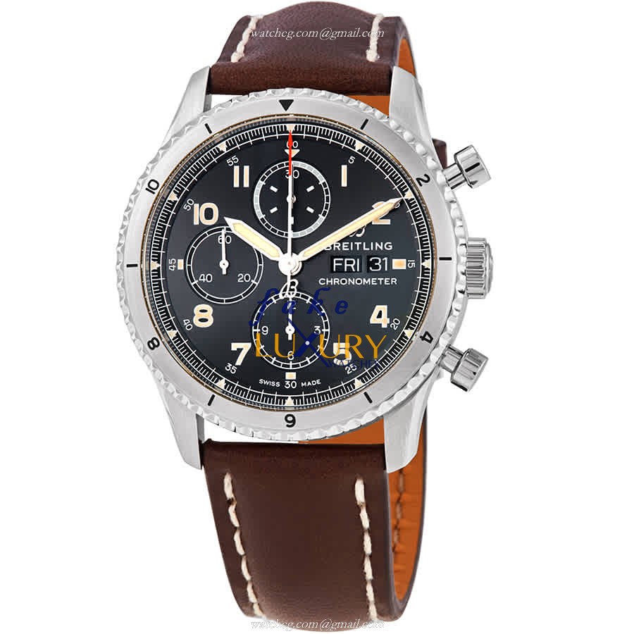 Breitling A13316101B1X3 AVIATOR 8 Automatic Black Dial Stainless Steel Replica Watch - Luxury Replica Watch