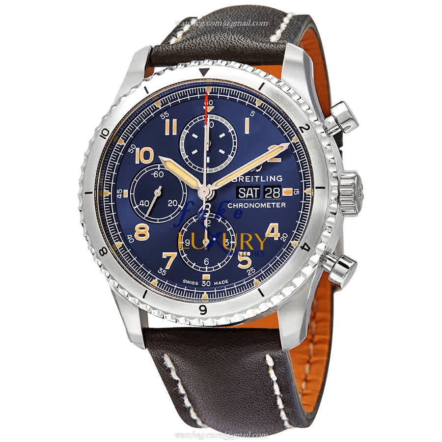 A13316101C1X1 - Breitling Aviator 8 Replica Watch - Automatic Blue Dial Stainless Steel - Luxury Replica Watch