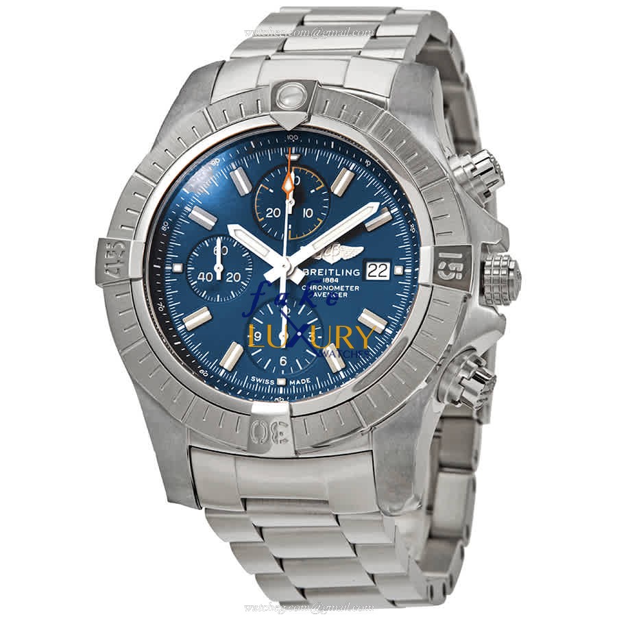 Breitling Avenger II A13317101C1A1 Automatic Blue Dial Steel, 45mm Replica Watch - Luxury Replica Watch
