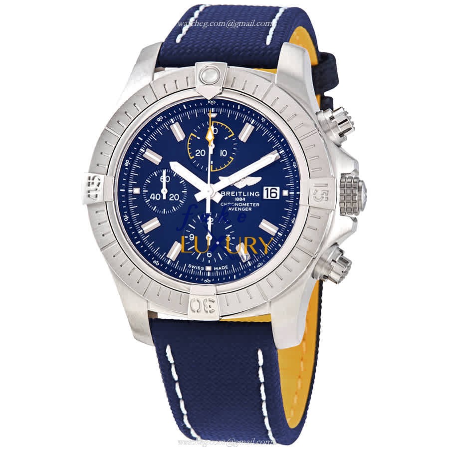 A13317101C1X1 - Breitling Avenger II Replica Watch - Automatic Blue Dial Steel - Luxury Replica Watch