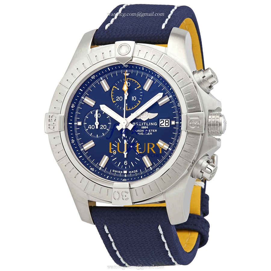 Breitling A13317101C1X2 Avenger II Automatic Stainless Steel Blue Dial Replica Watch - Luxury Replica Watch
