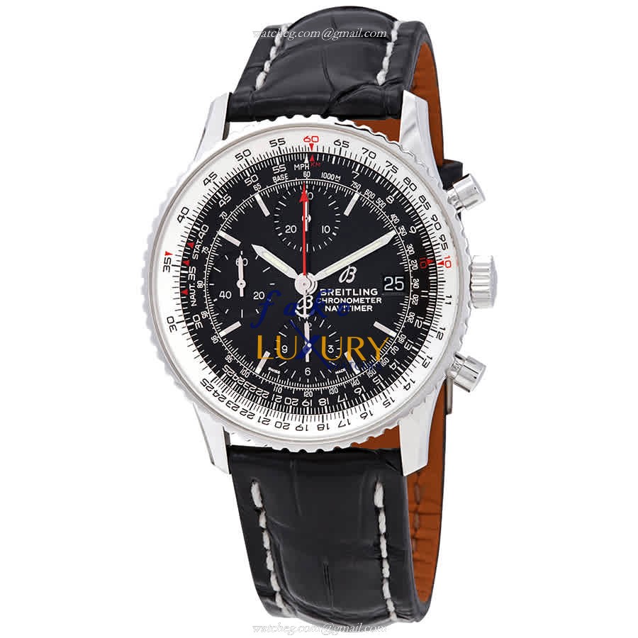 Breitling A13324121B1P1 Navitimer 1 Automatic Replica Watch, Black Dial, Steel Case - Luxury Replica Watch