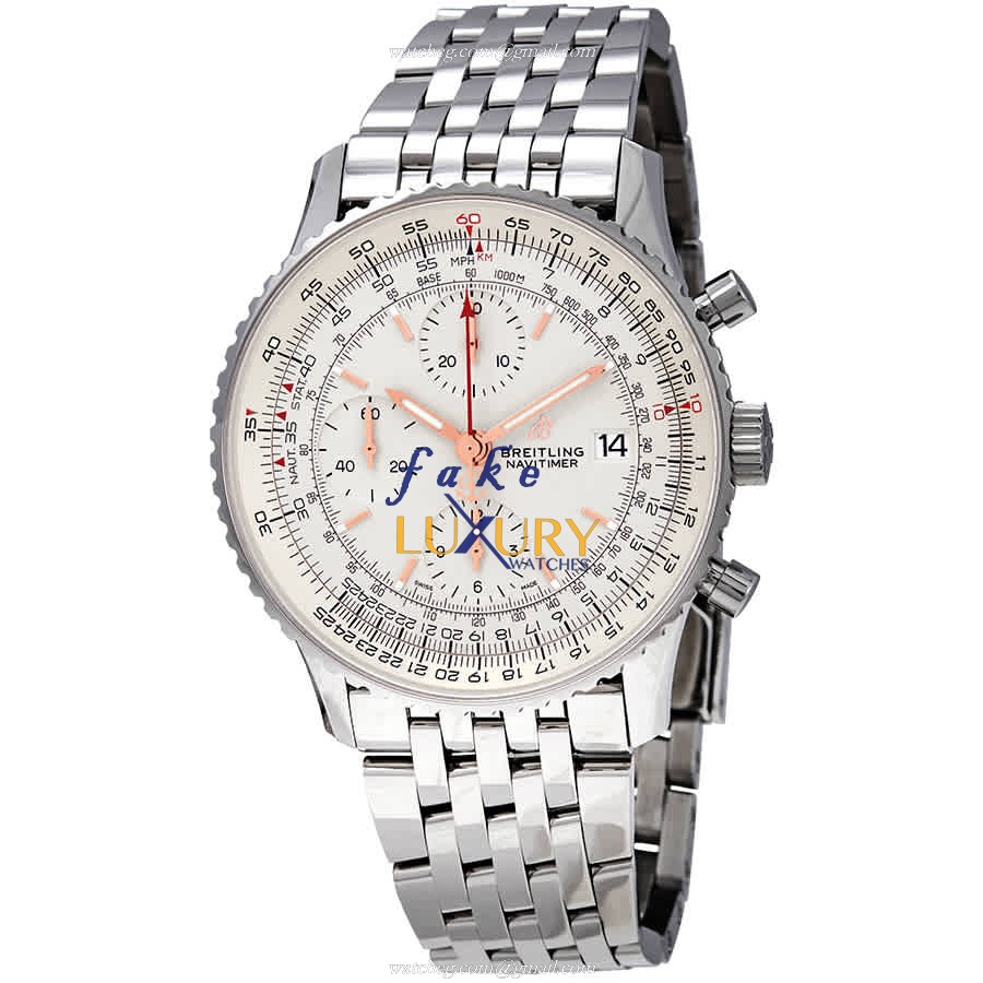Breitling A13324121G1A1 Navitimer 1 Replica Watch, Automatic, Silver Dial, Steel - Luxury Replica Watch