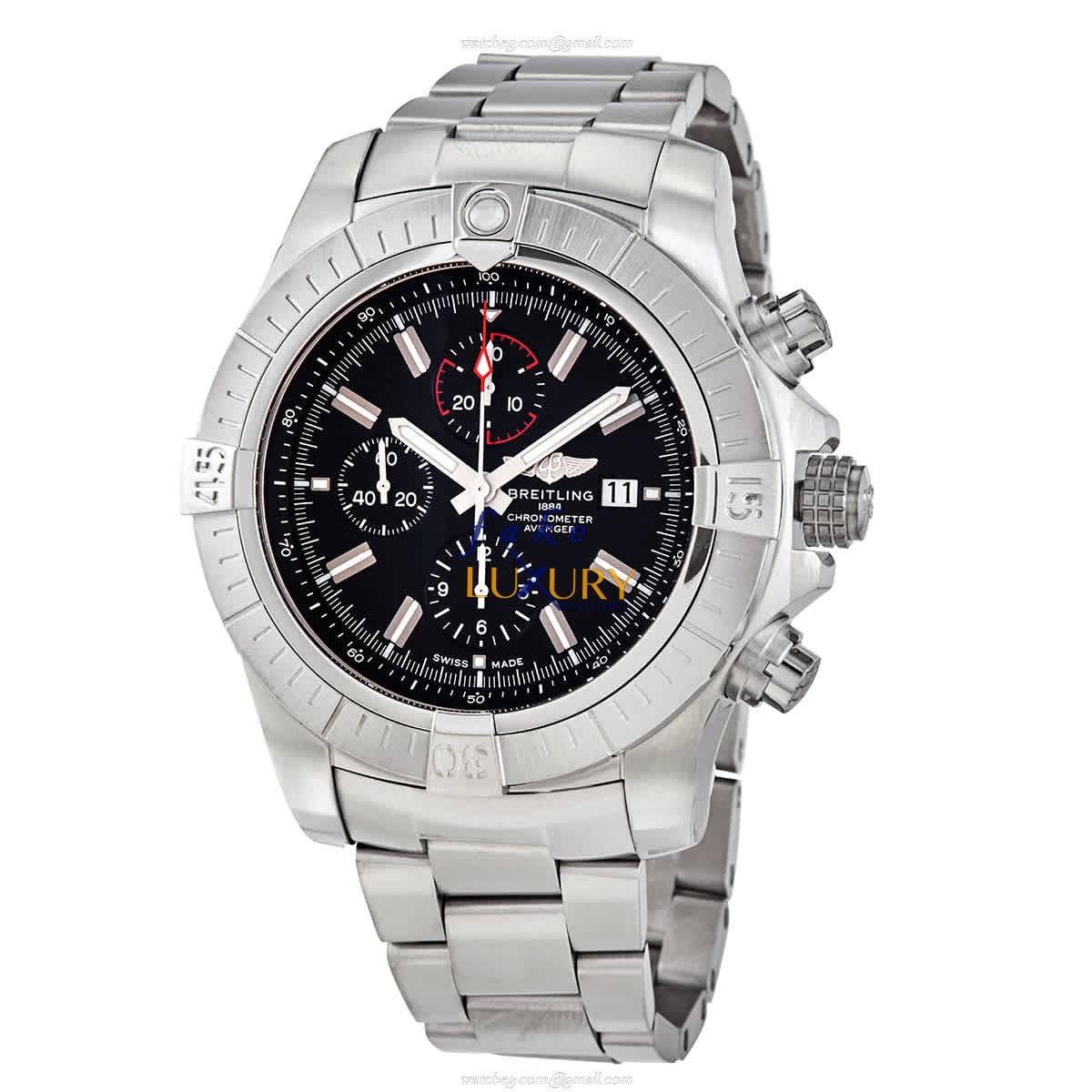 Breitling A13375101B1A1 Replica Watch, 48mm Black Dial Automatic, Steel Bracelet - Luxury Replica Watch