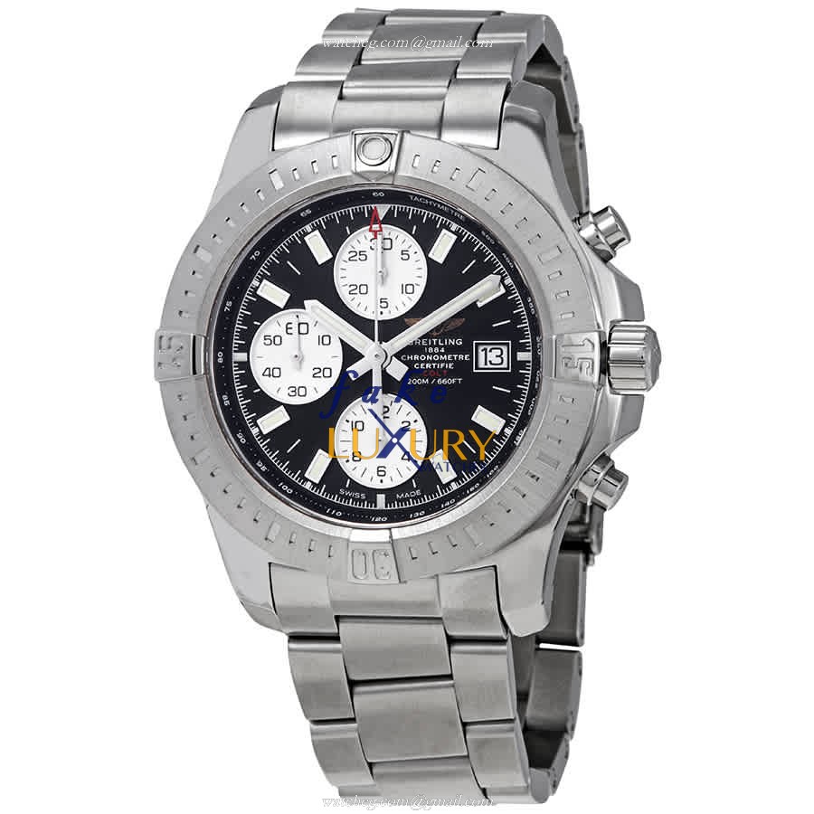 Breitling A13388111B1A1 Challenger Series Automatic Stainless Steel Black Dial Replica Watch - Luxury Replica Watch