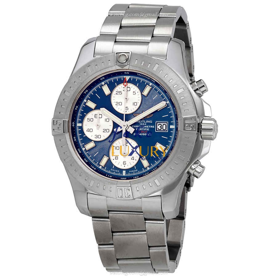 A13388111C1A1 - Breitling Challenger Series Replica Watch - Blue Dial - Steel Bracelet - Luxury Replica Watch