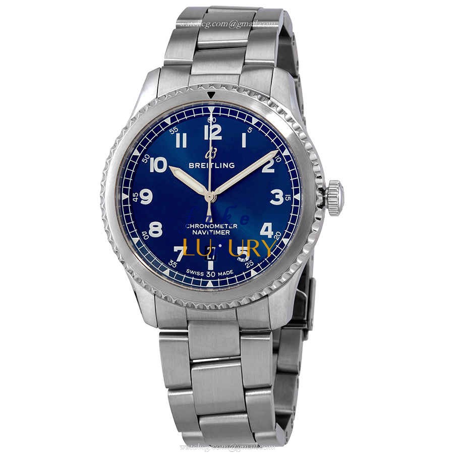 Breitling AVIATOR 8 A17314101C1A1 Automatic Blue Dial Stainless Steel Replica Watch - Luxury Replica Watch
