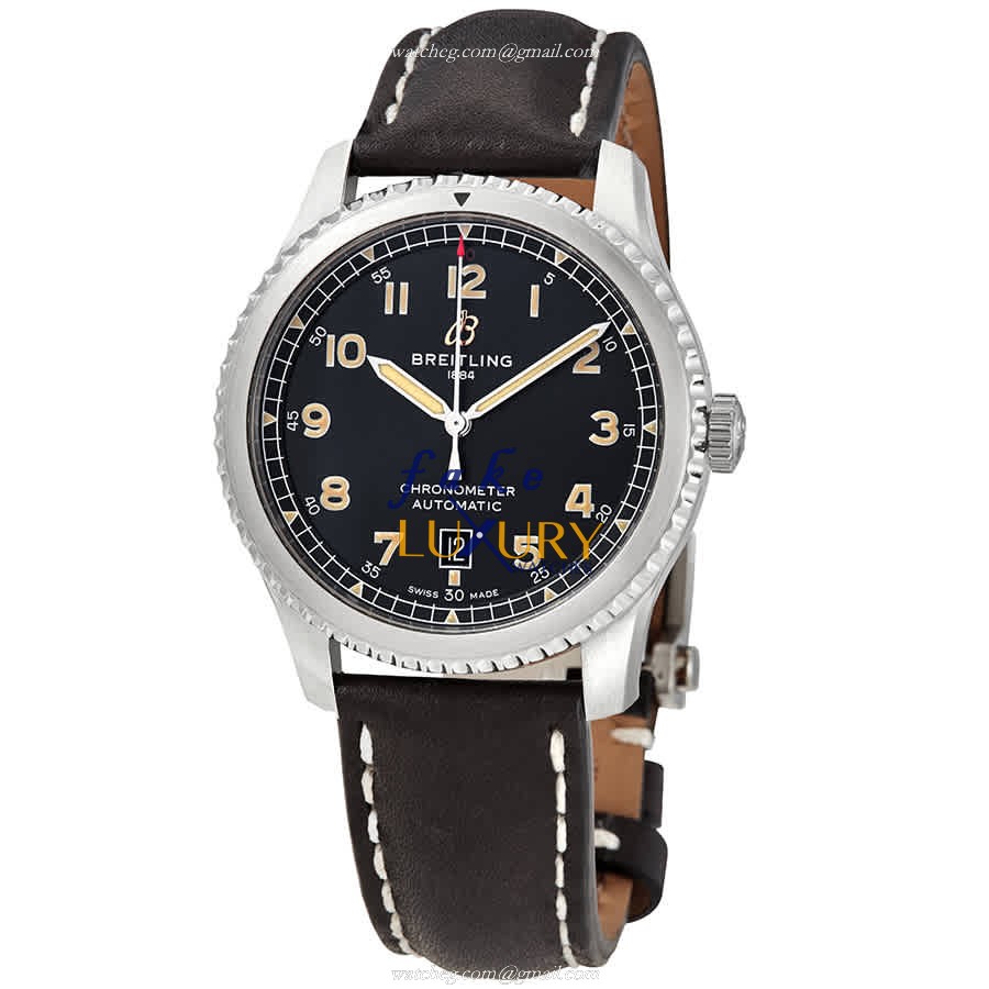 Breitling A17315101B1X2 AVIATOR 8 Automatic Stainless Steel Black Dial Replica Watch - Luxury Replica Watch